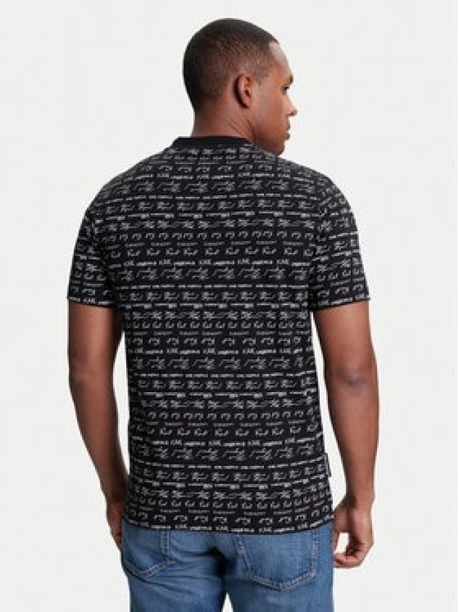 KARL LAGERFELD T-Shirt 755040 553225 Czarny Regular Fit
