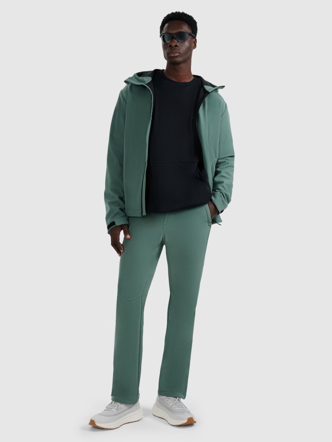 4F Kurtka softshell wiatroodporna membrana 5000 męska - zielona XL