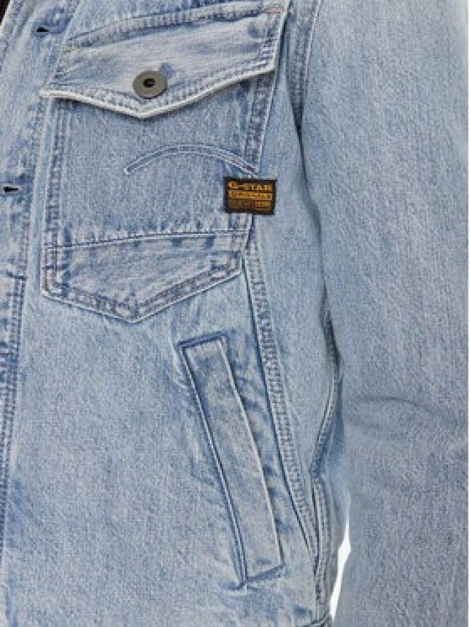 G-Star Raw Kurtka jeansowa D26919-D788 Niebieski Slim Fit