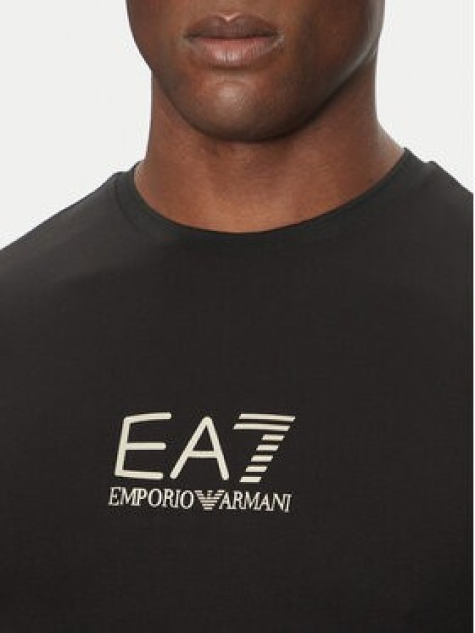 EA7 Emporio Armani T-Shirt 7M000301 AF13739 UC001 Czarny Slim Fit
