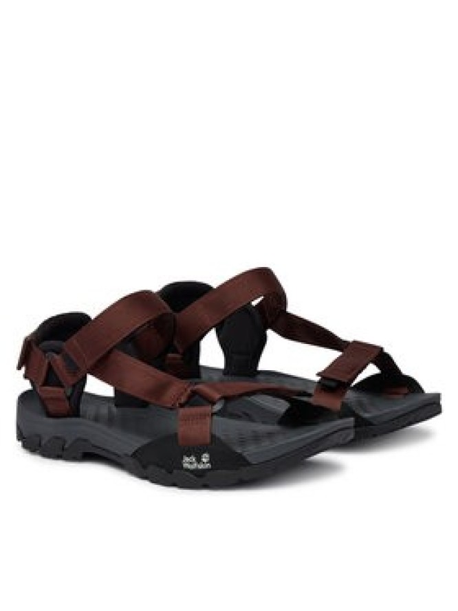 Jack Wolfskin Sandały Ridge A65589 Brązowy ciemny