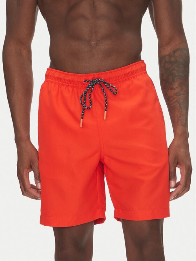 Tom Tailor Szorty kąpielowe 1045069 Czerwony Regular Fit