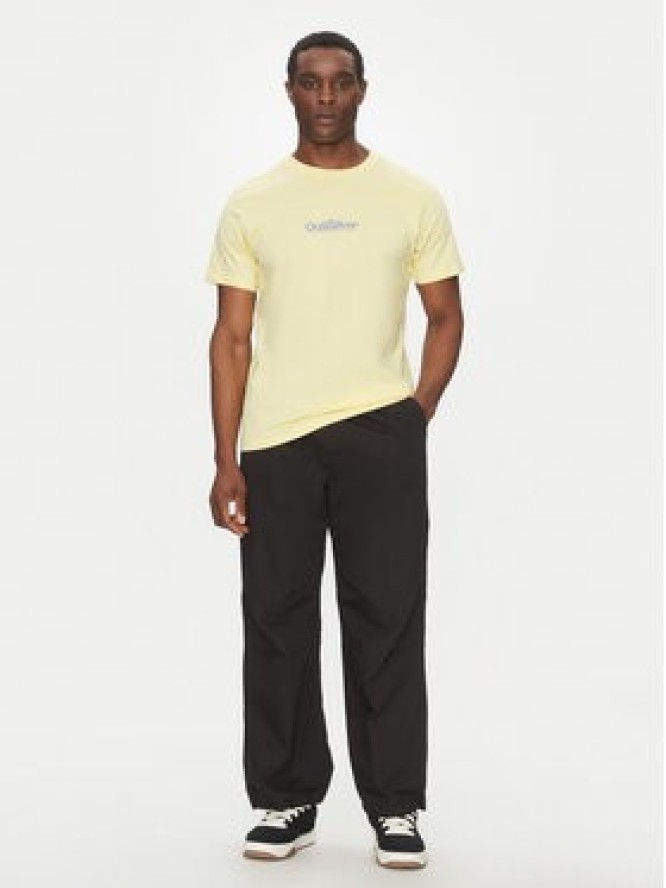Quiksilver T-Shirt EQYZT08062 Żółty Regular Fit