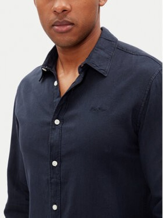 Pepe Jeans Koszula Arnau PM308844 Granatowy Regular Fit