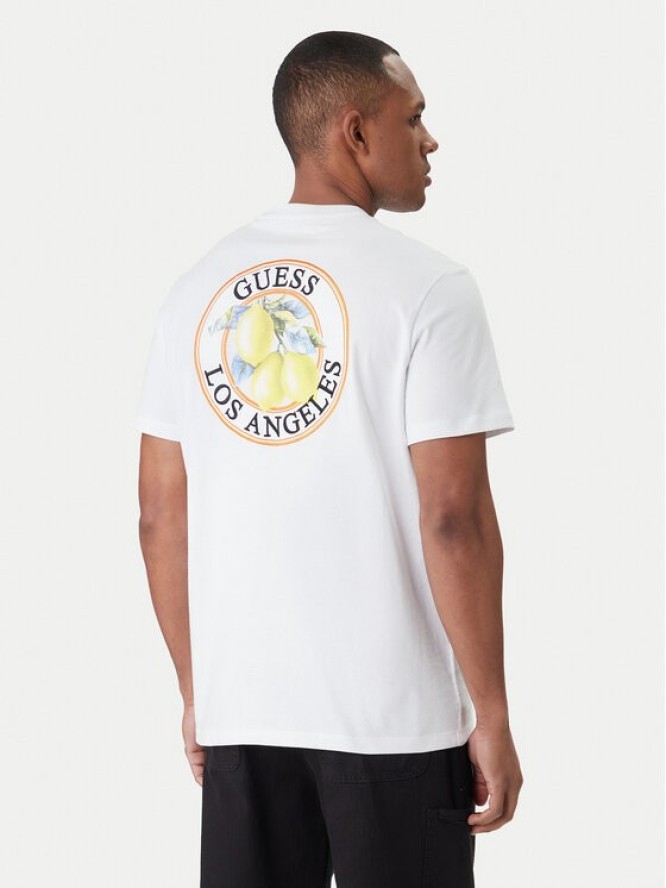 Guess T-Shirt M6GI19 K3051 Biały Reglan Fit