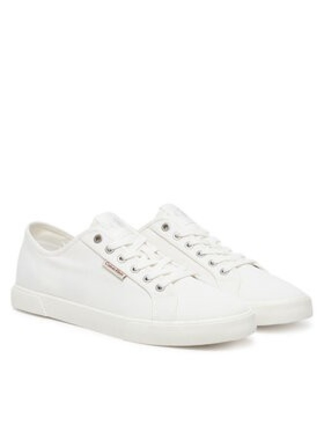 Calvin Klein Jeans Tenisówki Ess Vulc Low Mg Cv YM0YM01301 Biały