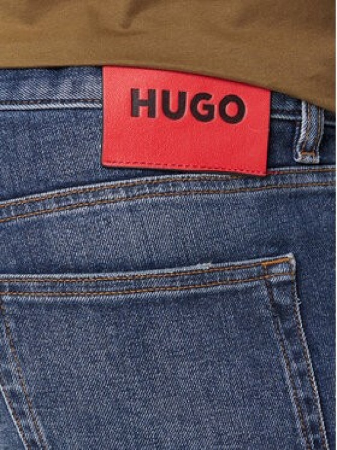 HUGO Jeansy 50542688 Niebieski Extra Slim Fit