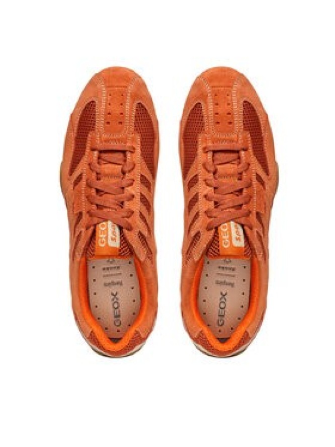 Geox Sneakersy U Snake Original U55MNA 02214 C6014 Pomarańczowy