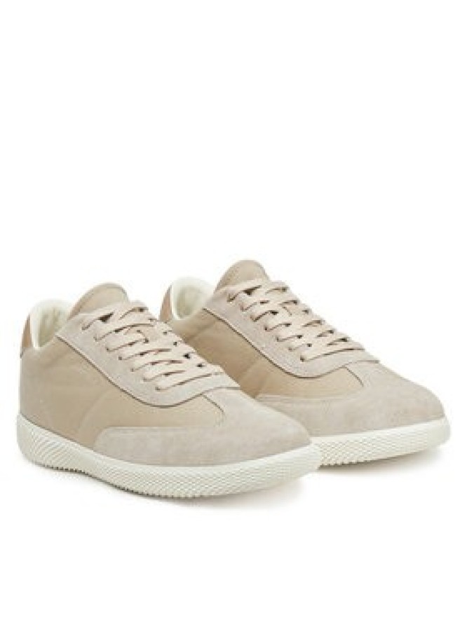 Calvin Klein Sneakersy Low Top Lace Up Cv Mix HM0HM01724 Beżowy
