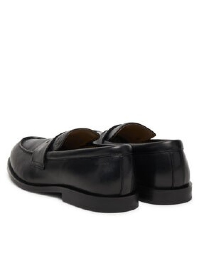 Calvin Klein Półbuty Ess Rubber Penny Loafer Pol Lth HM0HM02025 Czarny