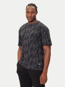 EA7 Emporio Armani T-Shirt 7M000980 AF10378 U8117 Szary Regular Fit