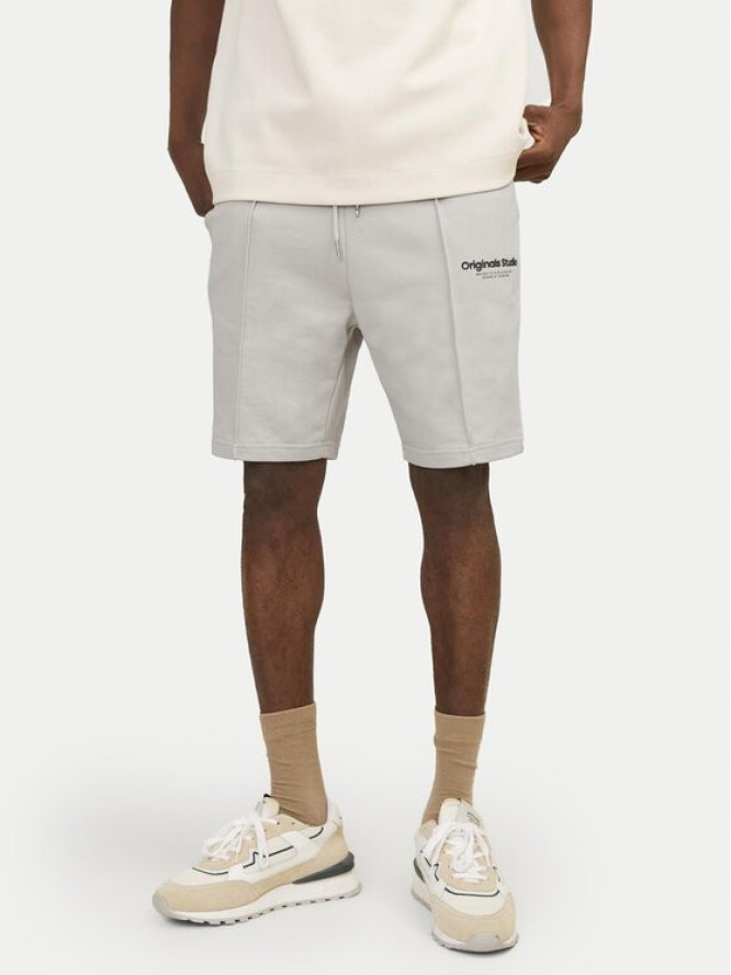 Jack & Jones Szorty sportowe Vesterbro 12252251 Beżowy Relaxed Fit