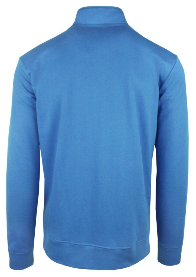 Lekka Bluza na Zamek z Wysokim Kołnierzem - Pako Jeans - Niebieska