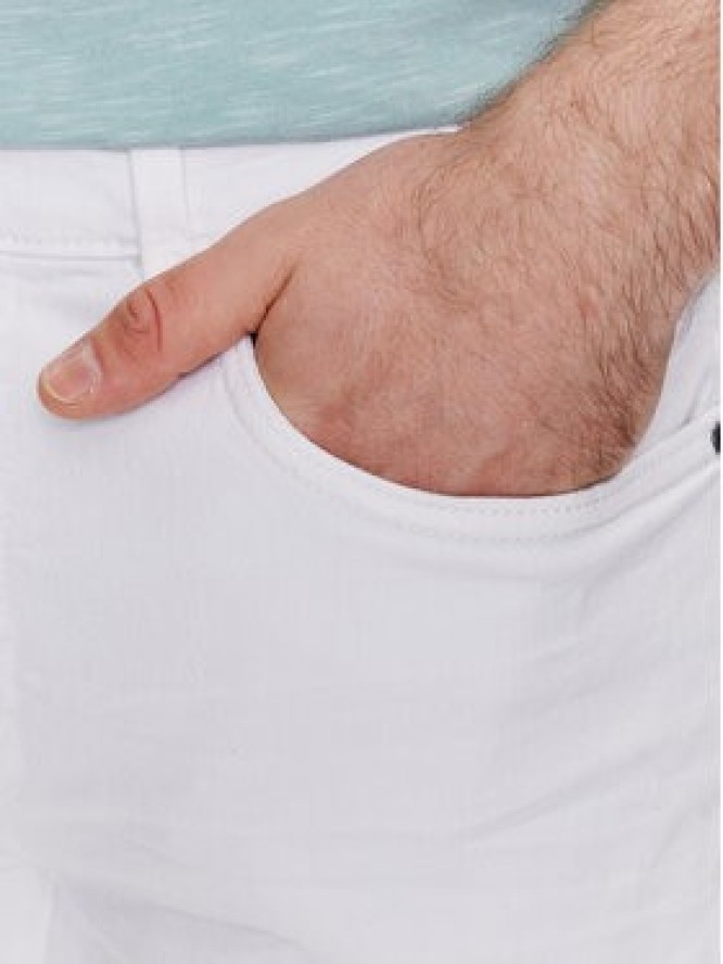 INDICODE Szorty jeansowe Kaden 70-100 Biały Regular Fit