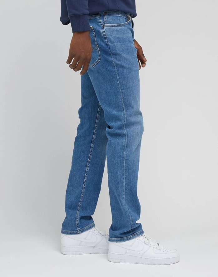 LEE BROOKLYN STRAIGHT MĘSKIE SPODNIE JEANSOWE JEANSY MANHATTAN MID L452NLC06 112331686