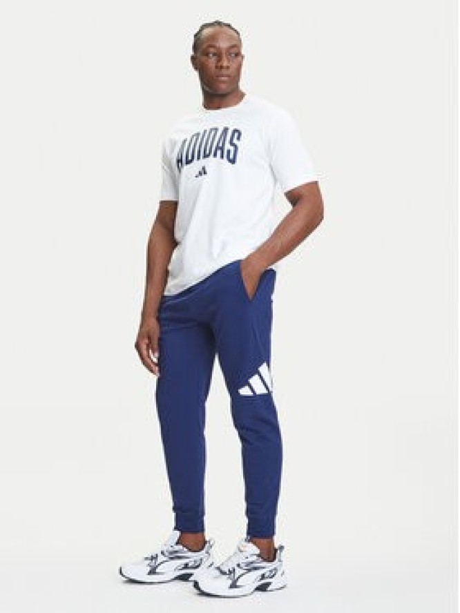 adidas Spodnie dresowe Essentials Big Logo JE8967 Granatowy Regular Fit