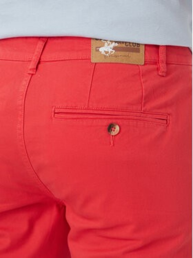 Beverly Hills Polo Club Szorty materiałowe B472456 Czerwony Regular Fit