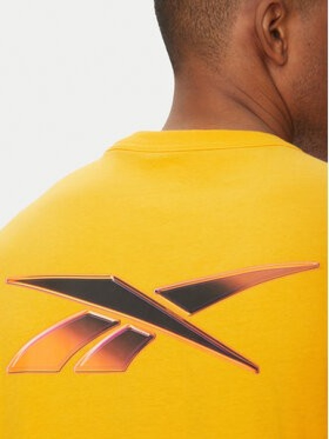 Reebok T-Shirt 100214894 Pomarańczowy Regular Fit