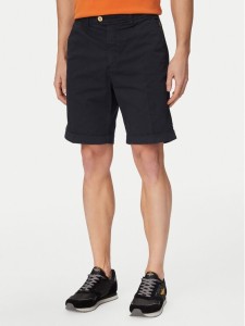 Aeronautica Militare Szorty materiałowe 261BE0278UCT04292 Granatowy Regular Fit