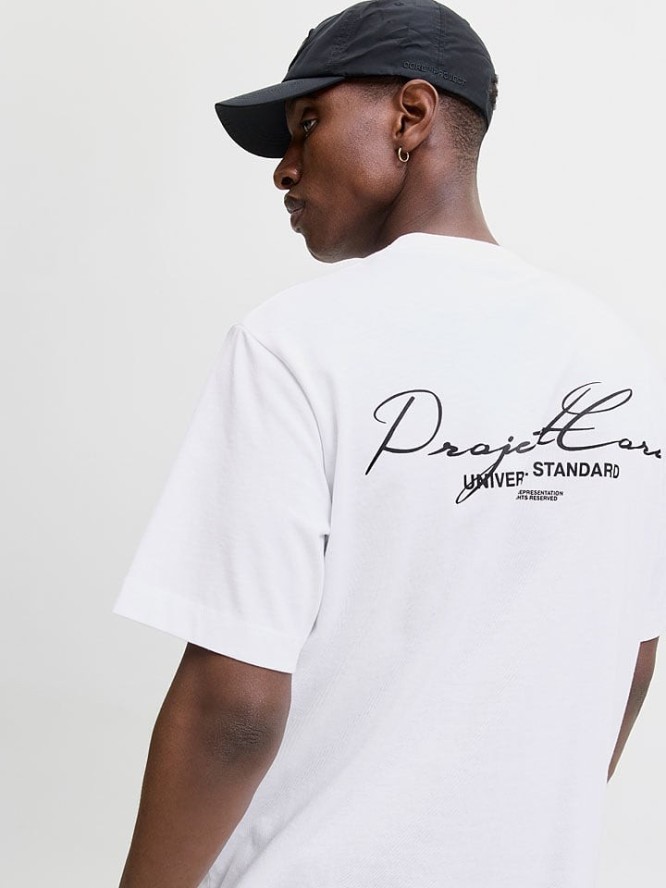 Jack & Jones Koszulka w kolorze białym rozmiar: M