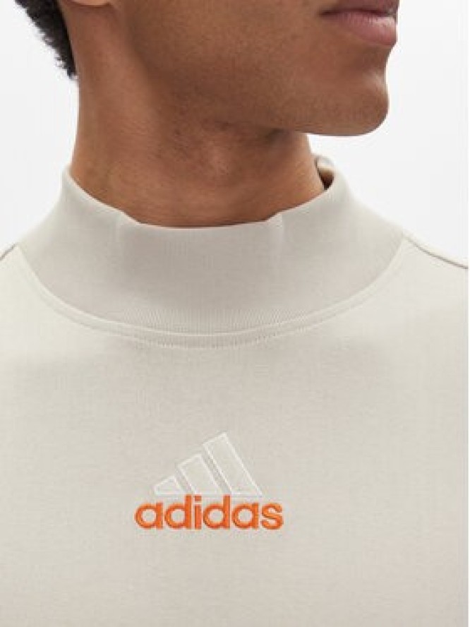 adidas Longsleeve JD5402 Beżowy Loose Fit