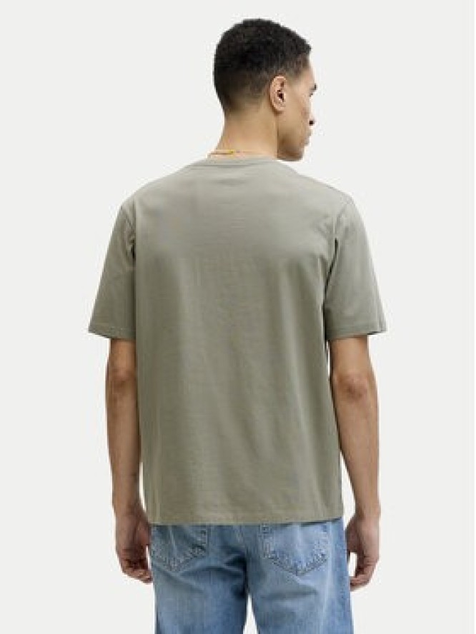 Jack & Jones T-Shirt Organic Basic 12156101 Zielony Regular Fit