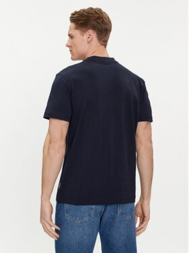 Napapijri T-Shirt Iaato NP0A4HFZ Granatowy Regular Fit