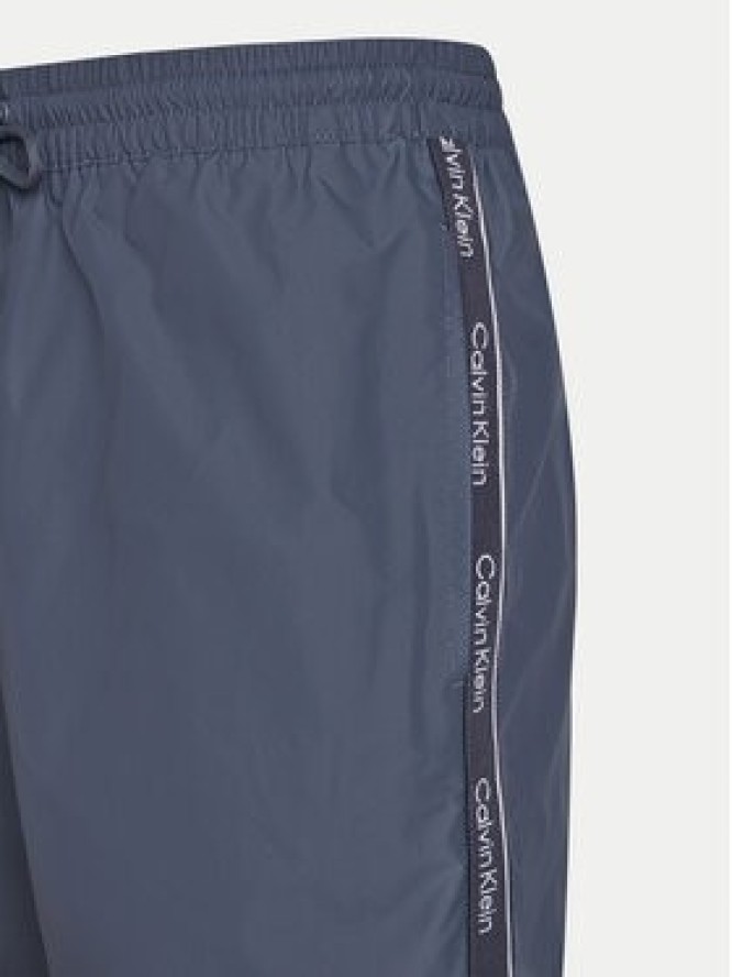 Calvin Klein Swimwear Szorty kąpielowe KM0KM01109 Niebieski Regular Fit
