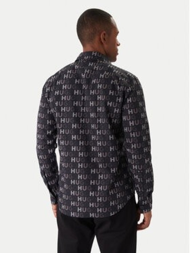 HUGO Koszula Ermo 50555775 Czarny Casual Fit