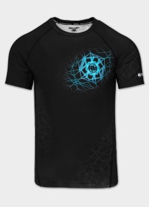 Rashguard męski krótki PITBULL koszulka techniczna treningowa męska RAY