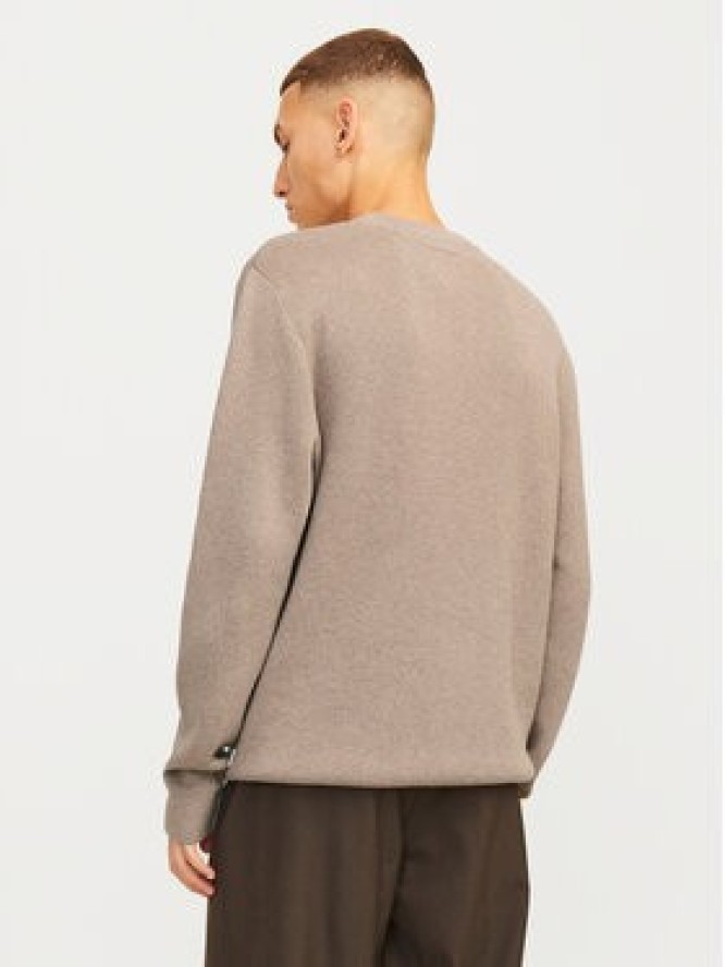 Jack & Jones Sweter Milano 12259666 Szary Relaxed Fit