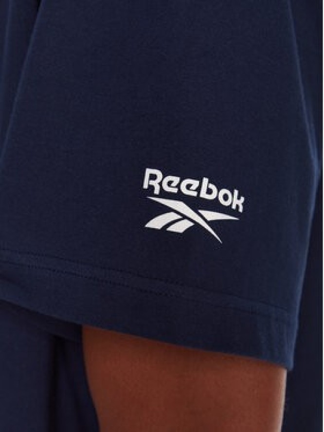 Reebok T-Shirt RK25153CCM Granatowy Regular Fit