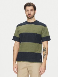 Vans T-Shirt Bergman VN000KUE Granatowy Regular Fit