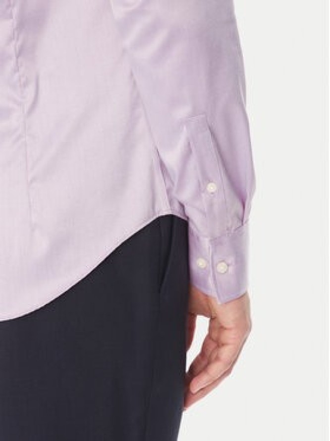 Calvin Klein Koszula LV019EU035 Różowy Slim Fit