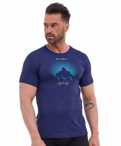 Koszulka męska z krótkim rękawem wełniana Brubeck OUTDOOR WOOL PRO