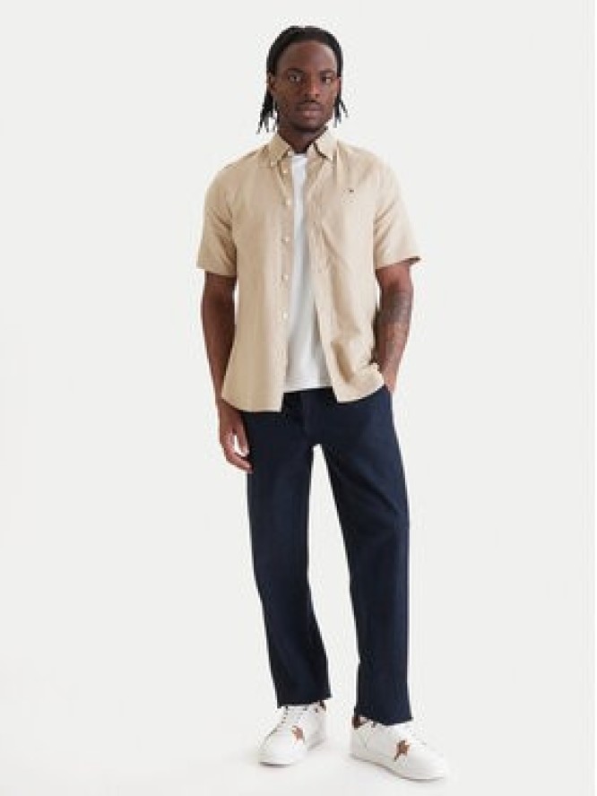 Tommy Hilfiger Koszula MW0MW42450 Beżowy Regular Fit