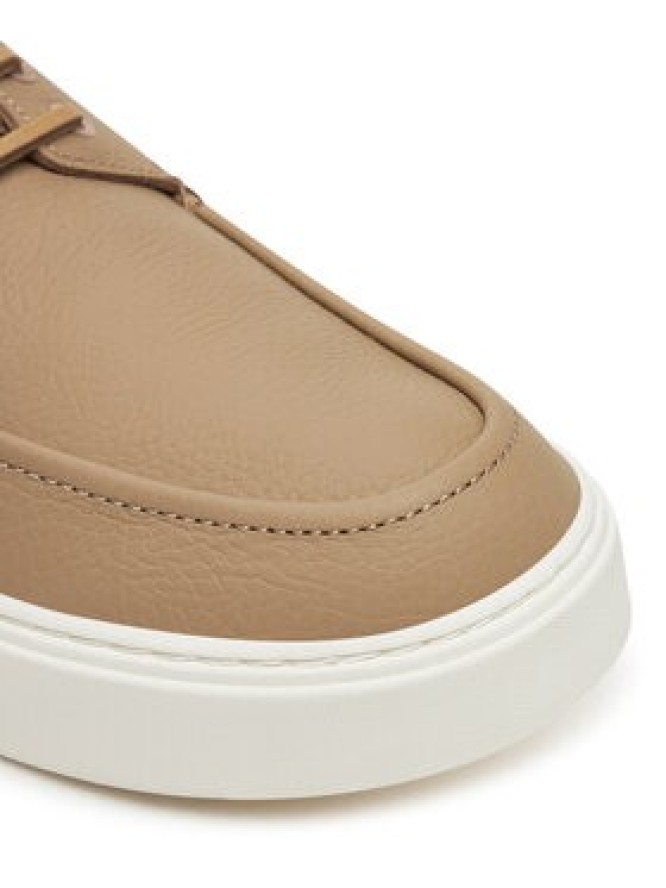 Calvin Klein Mokasyny Hybrid Lace Up Boat Lth HM0HM01812 Brązowy