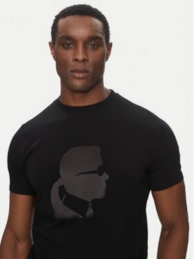 KARL LAGERFELD T-Shirt 755054 552221 Czarny Regular Fit