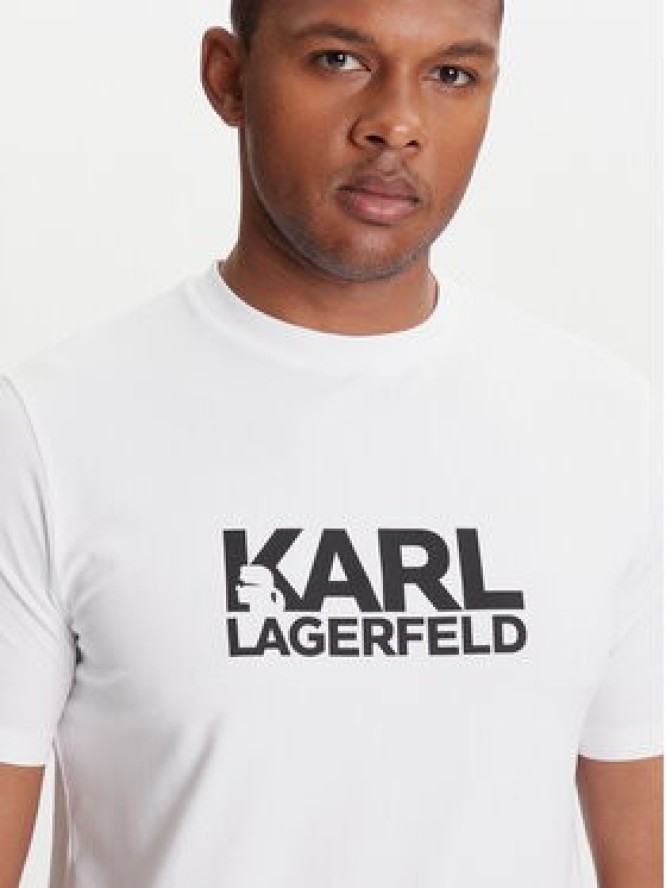 KARL LAGERFELD T-Shirt 755087 553235 Biały Regular Fit