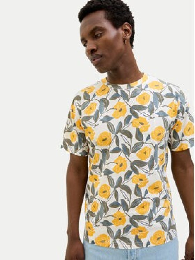 Jack & Jones T-Shirt Almeria 12276912 Beżowy Regular Fit