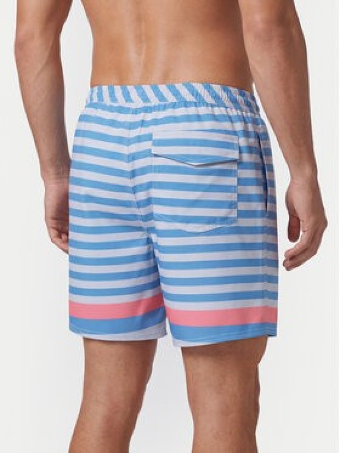 Quiksilver Szorty kąpielowe Original Btz Stripe Volley 17 EQYJV04209 Niebieski Straight Leg
