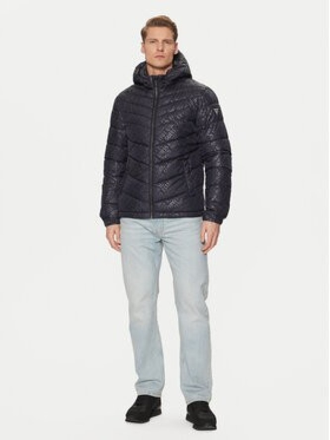 Guess Kurtka puchowa M5RL45 WCQA2 Granatowy Regular Fit