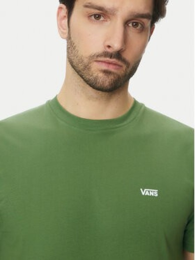Vans T-Shirt Left Chest Logo VN0A3CZE Zielony Classic Fit