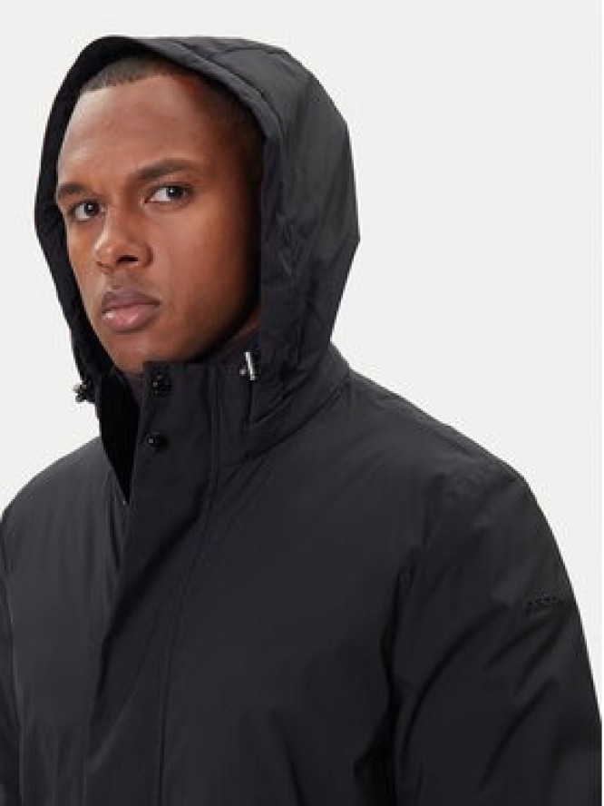 Geox Płaszcz zimowy Aurelio M5625K T3194 F9000 Czarny Regular Fit
