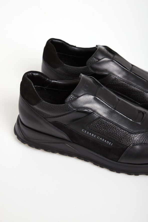 Sneakersy męskie skórzane CESARE CASADEI