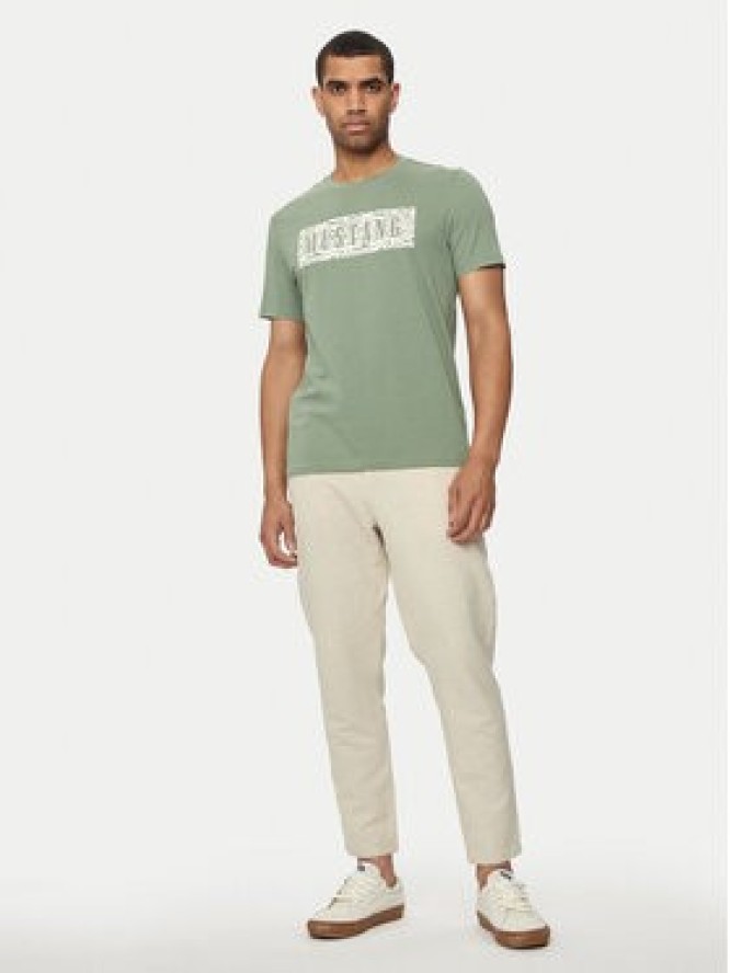 Mustang Spodnie materiałowe Milano 1015156 Beżowy Tapered Fit