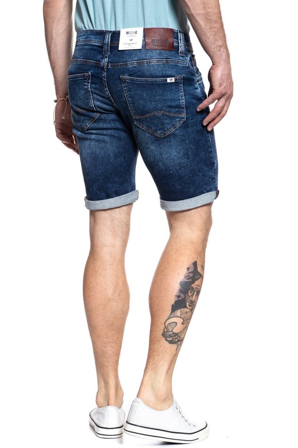 SPODENKI MĘSKIE MUSTANG Chicago Short DENIM BLUE 1007113 5000 683