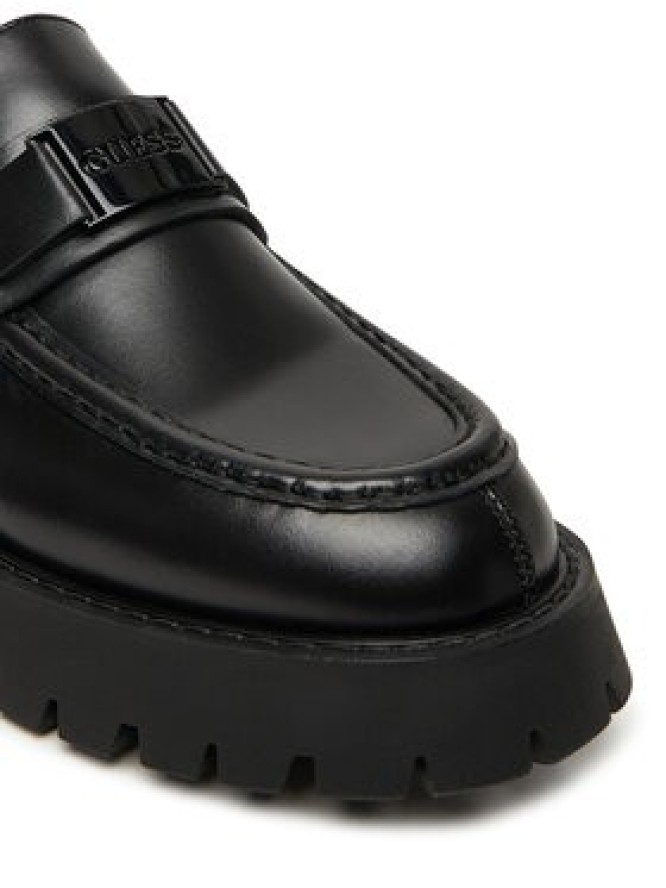 Guess Loafersy FMTGOR LEA14 Czarny