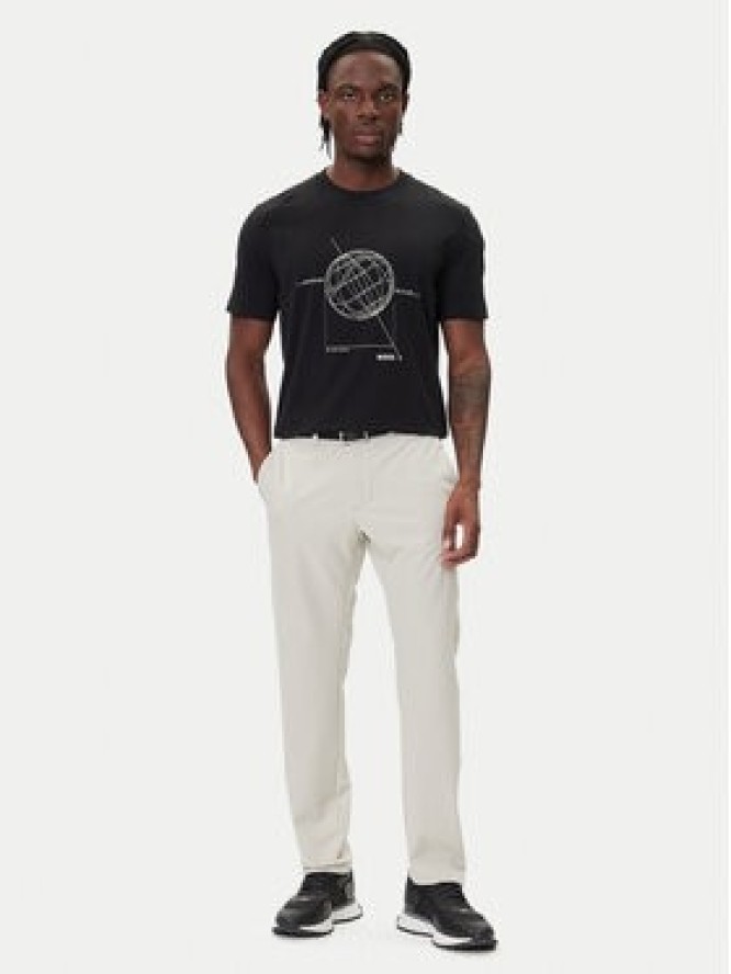 BOSS T-Shirt League GRX 50549413 Czarny Relaxed Fit