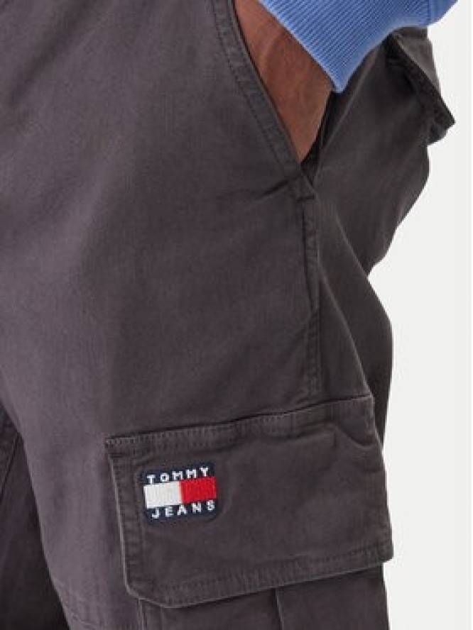 Tommy Jeans Spodnie materiałowe Sonny DM0DM22651 Szary Slim Fit